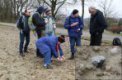 Autor: Dieter Heinlein. - Obrázek dokumentující oblast nálezu meteoritu Stubenberg v Německu ze dne 12. 3. 2016 s detailním pohledem na meteorit (23.9 g) v nálezové pozici JV od stejnojmenného města Stubenberg.