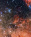 Autor: ESO - Hvězdokupa M18 a její okolí na snímku pořízeném dalekohledm ESO/VST