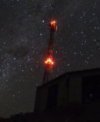 Autor: Martin Mašek - Fluorescenční detektor na Observatoři Piera Augera při práci v noci
