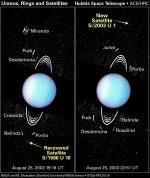 Novi objevený a jeden potvrzený misíc Uranu