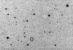 Snímek 2003 UB313, který poídil 5. záí 2005 Maatin Lehký pomocí 0,4-m teleskopu JST v pozorovatelni ASHK na královéhradecké hvizdárni.