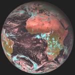 meteorologickou družicí druhé generace MSG-2 (Meteosat Second Generation)