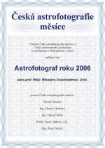certifikat Astrofotograf roku 2006