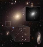 Kupa galaxií Abell S0740 vyfotografovaná pomocí HST.