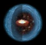 Struktura jádra galaxie UGC 05101 podle družice AKARI.