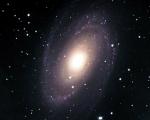 Snímek galaxie M81 získaný z dat pořízených při pozorovací kampani