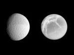 Nové aktivní měsíce Tethys a Dione