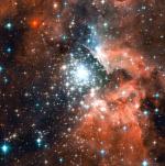 Otevřená hvězdokupa v mlhovině NGC 3603.
