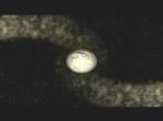 Vznik plochého tvaru Saturnova měsíce Atlas.