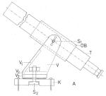 Obr. 6a: dřevěná montáž pro malý dalekohled, boční pohled