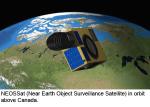 Průlet družice NEOSSat nad územím Kanady.