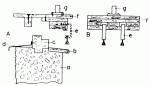 Obr. 1: A - Řez pozorovací plošinou a obvodovým stěnami bytu, B - Pozorovací plošina (pohled z místnosti).