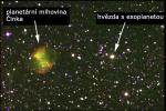 Hvězda HD 189733 s exoplanetou jsou velmi blízko mlhoviny Činka. Hvězda HD 189733 s exoplanetou jsou velmi blízko mlhoviny Činka.