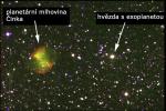 Hvězda HD 189733 s exoplanetou jsou velmi blízko mlhoviny Činka.