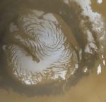 Severní polární čepička Marsu.