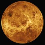 Mapa povrchu Venuše na základě výzkumu sondou Magellan.