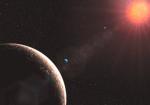 Exoplanety u trpasličí hvězdy Gliese 581.