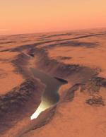 Rekonstrukce vzhledu jezer na Marsu