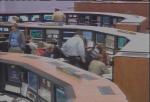 Řídící středisko na mysu Canaveral v průběhu testu
