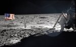 Armstrong u lunárního modulu