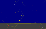Planety na ranní obloze 12. října 2009.
