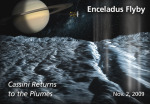 Průlet sondy Cassini kolem měsíce Enceladus 2. 11. 2009