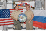 Williams a Surajev na palubě ISS
