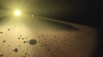 Předpokládaný pás asteroidů v okolí cizích hvězd