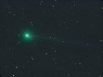 Kometa na snímku Michaela Jaegera z 19. května 2010