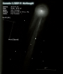 Kresba komety C/2009 R1 McNaught ze 6. června 2010. Autor: Petr Horálek. 