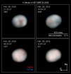 Asteroid Vesta na fotografiích z HST (únor 2010)