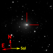 Snímek komety z paluby sondy Deep Impact ze 23. října 2010
