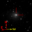 Snímek komety z paluby sondy Deep Impact ze 23. října 2010