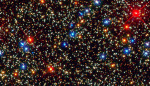 Část kulové hvězdokupy Omega Centauri na snímku z HST.