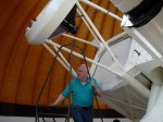 Brian Mardsen na observatoři na Kleti v roce 2006