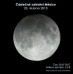 Simulační snímek částečného zatmění Měsíce 25. dubna 2013. Zdroj: EAI.