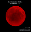 Simulační snímek úplného zatmění Měsíce 15. června 2011. Zdroj: EAI. 