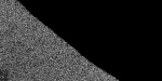Hinode: detail sluneční granulace a okraje Měsíce, zdroj: JAXA