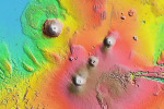Oblast Marsu v okolí sopky Olympus Mons