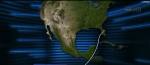 Příletová trasa na Floridu. Autor: TV NASA
