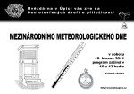 Den otevřených dveří při Mezinárodním meteorologickém dni