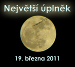 Největší úplněk 19. března 2011