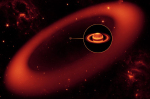 Gigantický Saturnův prstenec ze Spitzerova vesmírného teleskopu. Autor: NASA