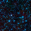 Objevový snímek hnědého trpaslíka WISE 1828+2650 pořízený družicí WISE