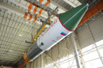 Třetí stupeň rakety Sojuz-U s lodí Progress v montážní hale. Tato sestava dopadla do Altaje. Autor: Energia.ru