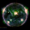 Sluneční erupce 6. září 2011. Zdroj: SDO.