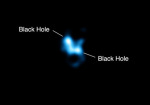 Dvě černé díry v centru spirální galaxie NGC 3393 (pohled v oboru záření X)