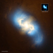 Dvě černé díry v centru galaxie NGC 3393