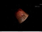 Ohnivý návrat lodi Sojuz prostřednictvím počítačové animace. Autor: TV NASA