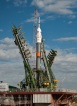 Raketa Sojuz na startovací rampě. Autor: NASA